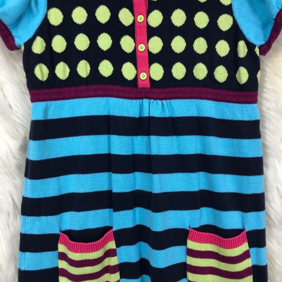 Hannah Anderson Little Girls Sweater Dress SZ 10 (140), Mixed Prints - Picture 3 of 8